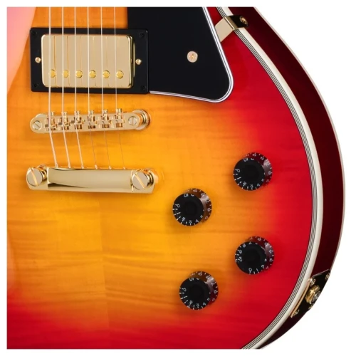 Epiphone Les Paul Custom Figured Elektro Gitar (Heritage Cherry Sunburst) 6