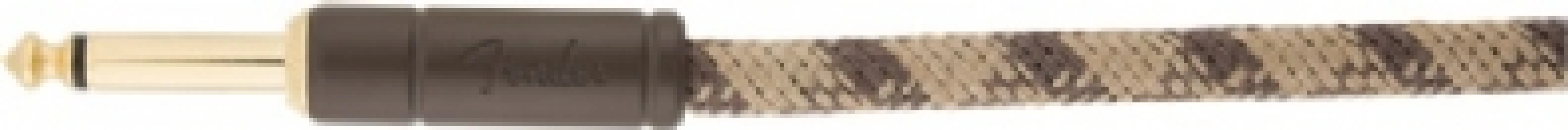 Fender Festival Düz/L Uçlu 5m Pure Hemp Brown Stripe Enstrüman Kablosu 4