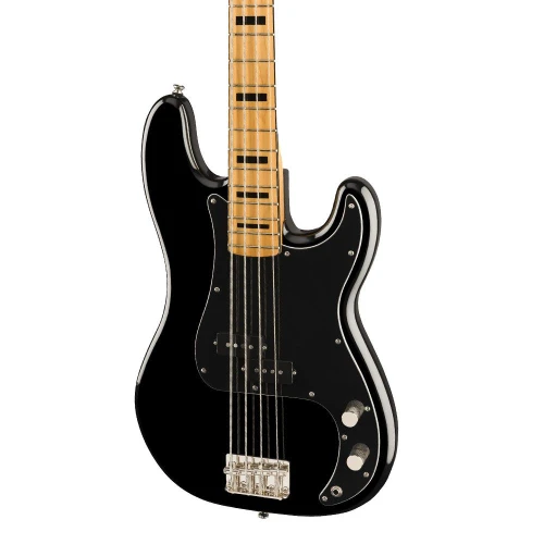 Squier Classic Vibe 70s Precision Bass Akçaağaç Klavye Black Bas Gitar 4