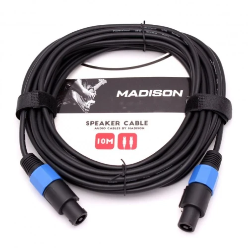 Madison Hoparlör Kablosu Speakon Jack 10 Metre- SİYAH 1