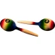 Meinl MWM1MC Multi Color Pair Wood Marakas 4