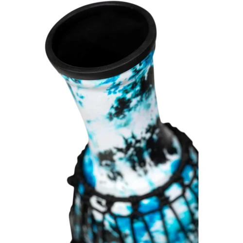 Meinl Junior 7" Djembe (Galactic Blue Tie Dye) 5