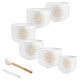 Meinl Sonic Energy 6-Parça Solfeggio Crystal Singing Bowl Set 1