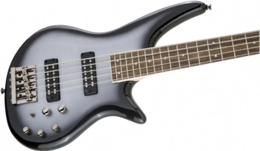 Jackson JS Spectra Bass JS3V Laurel Klavye Silverburst Bas Gitar 5