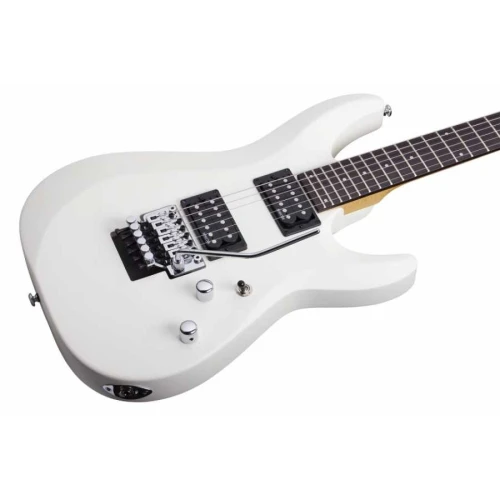 Schecter C-6 FR Deluxe Elektro Gitar (Satin White) 2