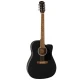 Fender FA-25CE Dreadnought Ceviz Klavye Siyah Elektro Akustik Gitar 3