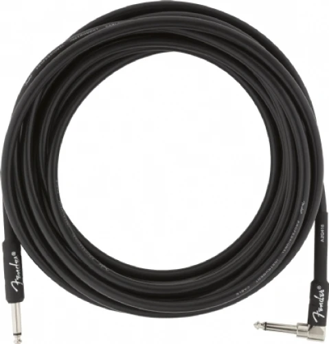 Fender Professional Düz/L Uçlu 5m Siyah Enstrüman Kablosu 6