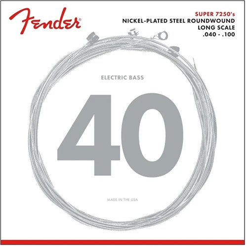 Fender 7250 Nickel Plated Steel Long Scale 7250L .040-.100 Bas Gitar Teli 2