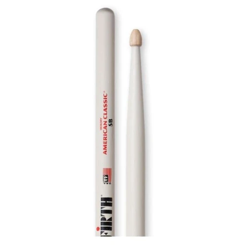 VICFIRTH V5BW BAGET 5B WOOD WHITE, HICKORY, 0.595\"x16\" 3