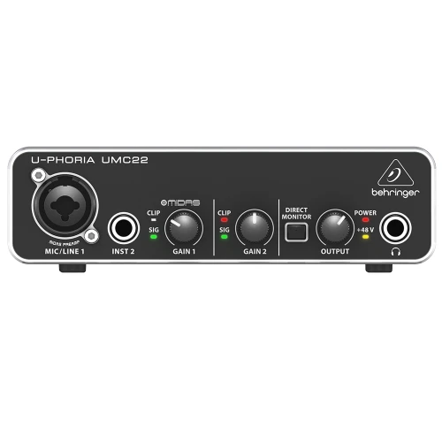 BEHRINGER U-PHORIA UMC22 Ses Kartı 1