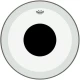 REMO P3-1324-10- Powerstroke® P3 Şeffaf Top Black Dot™ 24\" Bas Davul Derisi 1