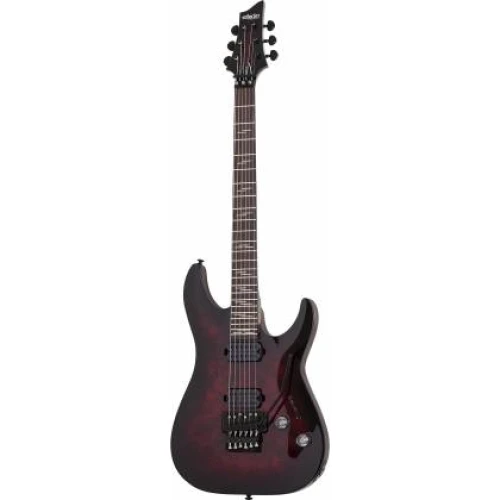 Schecter Omen Elite-6 FR Elektro Gitar (Black Cherry Burst) 2