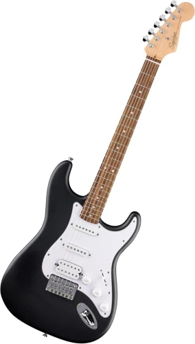 Squier Debut Stratocaster HSS Sabit Köprü Laurel Klavye Black Elektro Gitar 1