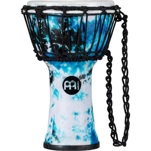 Meinl Junior 7" Djembe (Galactic Blue Tie Dye) 3