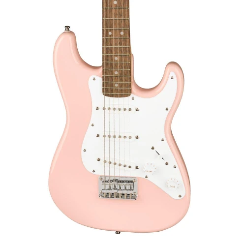 Squier Mini Stratocaster Laurel Klavye Shell Pink Elektro Gitar 3