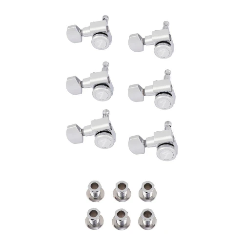 Fender Kilitli Strat/Tele Staggered Solak Polished Krom 6 Akort Burgusu 2