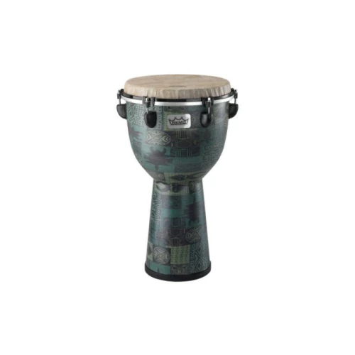 REMO APEX DESIGNER SERIES DJEMBE GREEN KINTE 12 x 22 inç 1