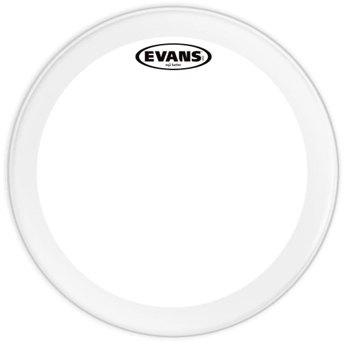 EVANS BD20GB2 20\" DERİ KİCK CLEAR RİNGLİ-DELİKLİ ÇİFT KAT (16 MİL) 2
