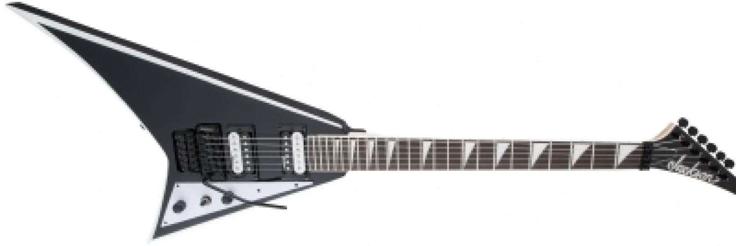Jackson JS Rhoads JS32 Amaranth Klavye Black with White Bevels Elektro Gitar 3
