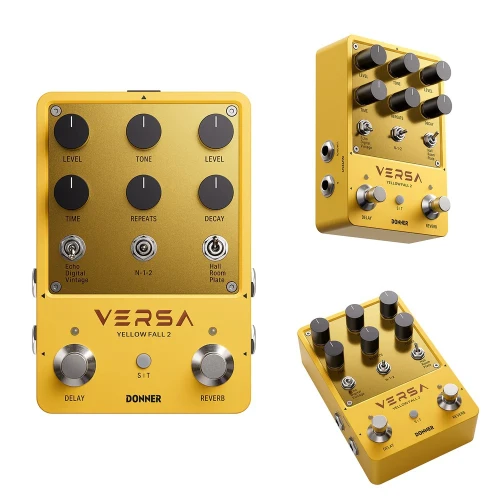 Donner Versa - Yellow Fall II 3x3 Reverb ve Delay Pedalı 3