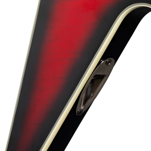 Epiphone Dave Mustaine Prophecy Flying V Figured Elektro Gitar (Aged Dark Red Burst) 3