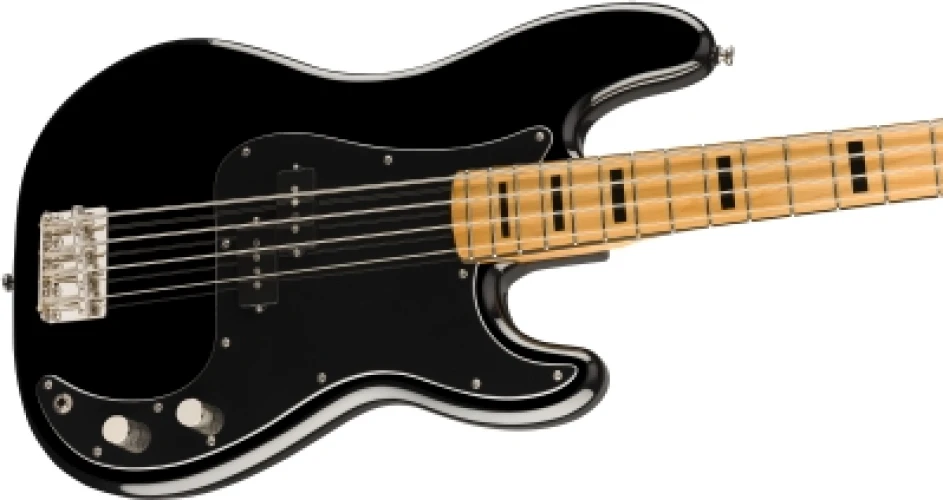 Squier Classic Vibe 70s Precision Bass Akçaağaç Klavye Black Bas Gitar 3