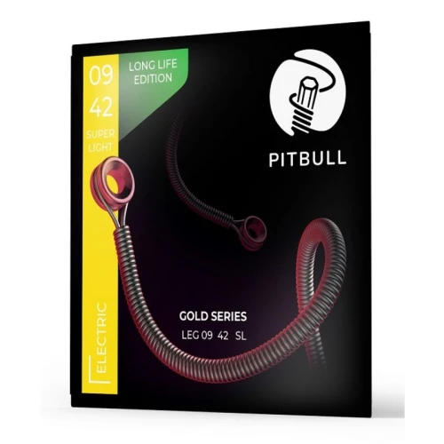 Pitbull Strings Gold Series LEG 09-42 SL LONG LIFE EDITION Takım Tel Elektro Gitar Teli 1