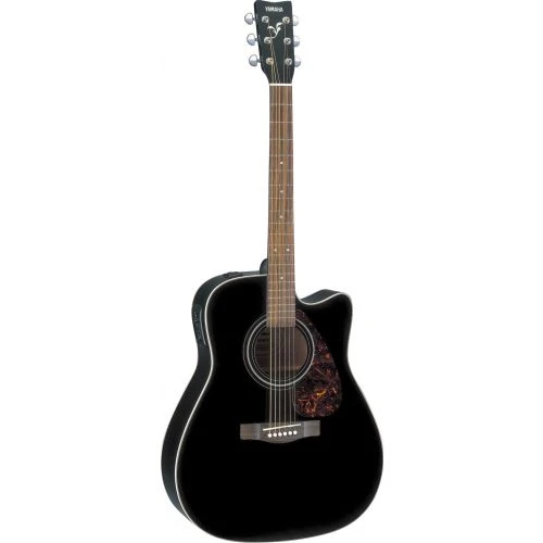 Yamaha FX370CBL Elektro Akustik Gitar (Siyah) 1