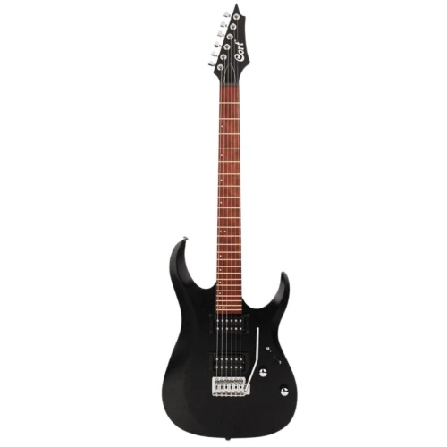 CORT X100 OPBK ELEKTRO GİTAR, OPEN PORE BLACK, (H-H) 3