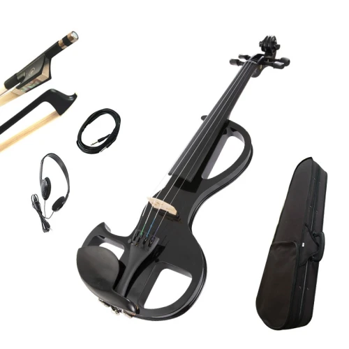 Kinglos Mids Series Advanced 4/4 Elektro Keman (Siyah) 5