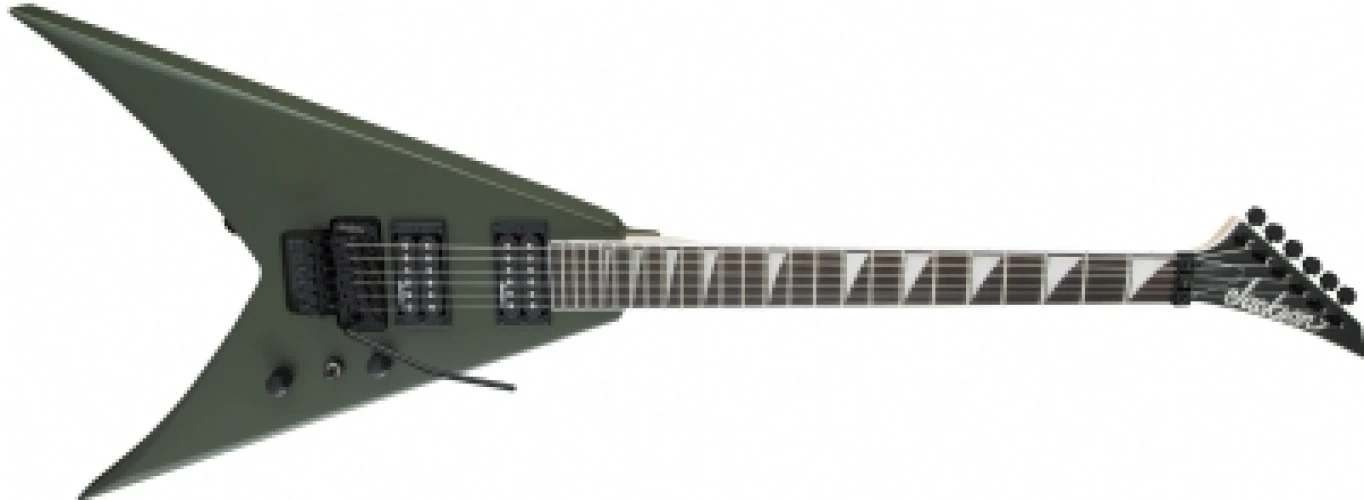Jackson JS King V JS32 Amaranth Klavye Matte Army Drab Elektro Gitar 4