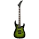 Jackson JS20 Dinky DKQ 2PT Amaranth Klavye Transparent Green Burst Elektro Gitar 1