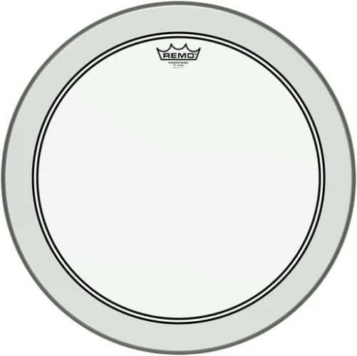 REMO P3-1318-C2- Powerstroke® P3 Şeffaf 18" Bas Davul Derisi 1