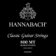 Hannabach 800 MT Klasik Gitar Takım Tel 1