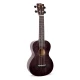 Mahalo Hano Series Concert Ukulele (Transparent Black) 1
