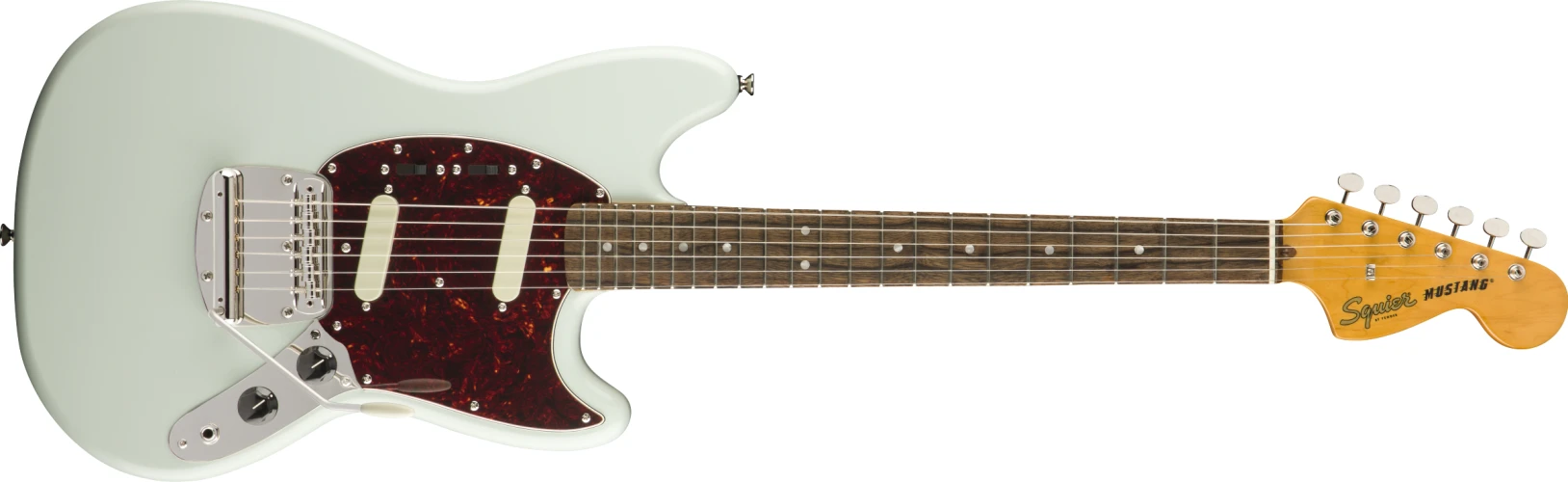 Squier Classic Vibe 60s Mustang Laurel Klavye Sonic Blue Elektro Gitar 1