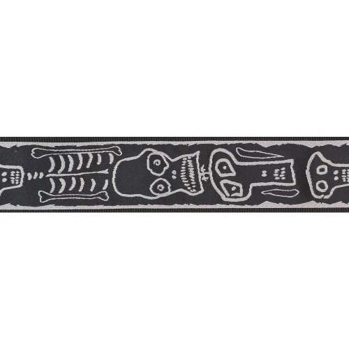 Planetwaves 50PLJS01 Gitar Askısı, 50mm, Lock-JS Skull N Boness 3