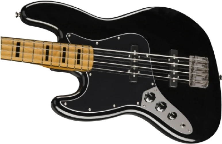 Squier Classic Vibe 70s Jazz Bass Akçaağaç Klavye Black Solak Bas Gitar 3