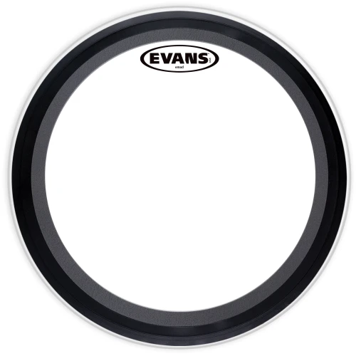 EVANS BD22EMADCW 22" DERİ KİCK KUMLU BEYAZ SÜNGERLİ TEK KAT (10 MİL) 1