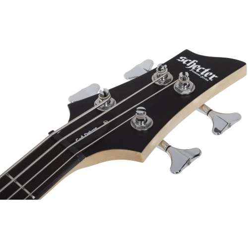 Schecter C-4 Deluxe Bas Gitar (Satin Black) 5