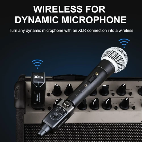 Xvive XV-U3D Stereo Audio Aktarımı için Çift Alıcı ve Vericili Kablosuz Bağlantı Sistemi 5
