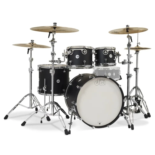 Dw Drums Design Series 4 Parça Akustik Davul Seti (Satin Black) 1