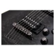 Schecter Omen Extreme 7 Telli Elektro Gitar (See-Thru Black) 5