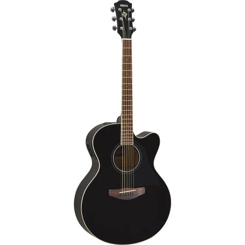 Yamaha CPX600 Medium Jumbo Elektro Akustik Gitar (Siyah) 1