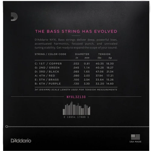 DADDARIO NYXL32130 3