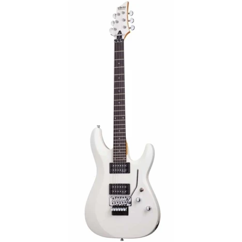 Schecter C-6 FR Deluxe Elektro Gitar (Satin White) 1