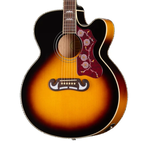 Epiphone J-200 Studio EC Elektro Akustik Gitar (Vintage Sunburst) 3