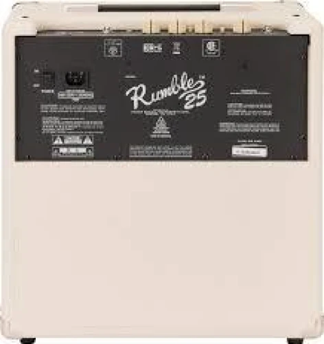 Fender Limited Edition Rumble 25 V3 Ivory Bas Gitar Amfisi UK 3
