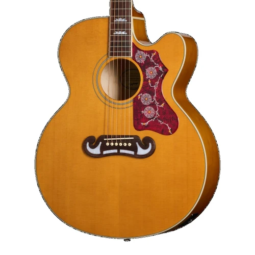 Epiphone J-200 Studio EC Elektro Akustik Gitar (Natural) 3