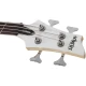 Schecter C-4 Deluxe Bas Gitar (Satin White) 7